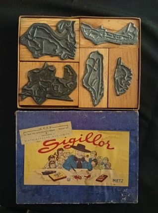 Jeux Sigillor - Tampons scolaire bois - Corse - Union França
