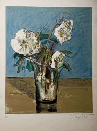 Georges LAPORTE Lithographie EA Signée