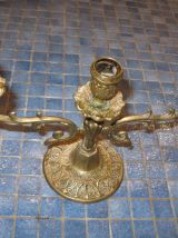 chandelier baroque en laiton
