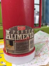 Porte aliments Thermos rouge
