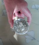 Boule en verre presse papier