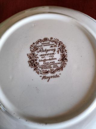 Plat rond Ridgway 
