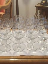 Lot de 12 Verres à eau et 11 Verres à vin
