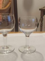 Lot de 12 Verres à eau et 11 Verres à vin