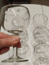 Lot de 12 Verres à eau et 11 Verres à vin