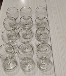 12 Verres à porto ou vin cuit