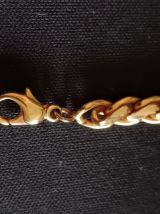 Bracelet en plaqué or Murat, mailles torsadées