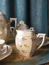 Service à café 15 pièces porcelaine de Limoges Massé et Surg