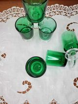 Ensemble de 6 petits verres à liqueur Vert Suède LUMINARC