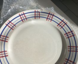 5 assiettes a desserts 