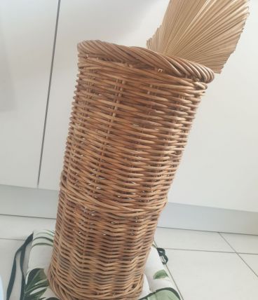 Porte parapluie osier