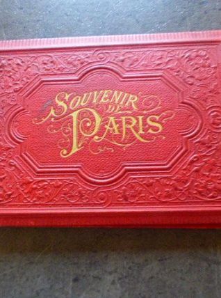 souvenirs de Paris 1900 livret en accordéon