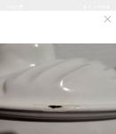 cocotte Le creuset ,fonte émaillée blanche