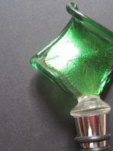 Vintage Italien Verre De Murano fdécanteur bouchon 