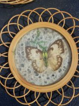 Dessous de verre en rotin 