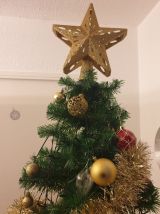 Ensemble Complet d'Arbre de Noël et Décorations Festives
