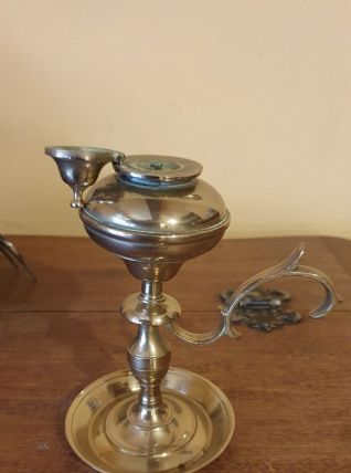 Lampe huile laiton
