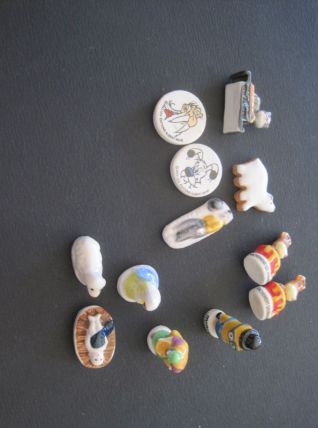 12 fèves divers