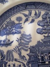 3  assiettes plates old willox alfred meakin england t