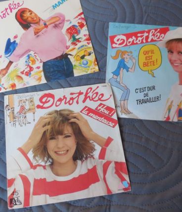 lot 3 vinyles 45 T de DOROTHEE