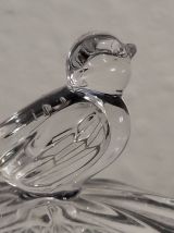 sucrier oiseau en cristal 