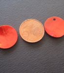 Colifichets 20 nacres rouge  pour créations