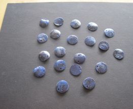 Colifichets 20 nacres  bleu pour créations