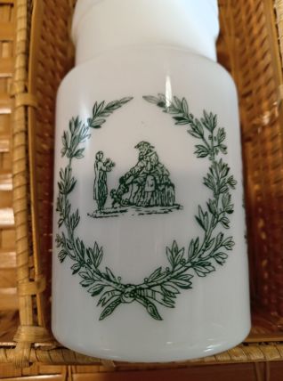 Pot d'apothicaire opaline