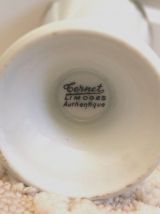 Ensemble complet de 6 Mazagrans en Porcelaine de Limoges