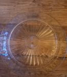 6 assiettes en verre 
