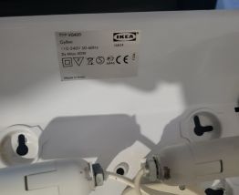 applique murale, échelle de Monoyer,Ikea