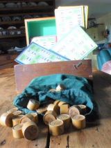 Coffret de jeu en bois -LOTO