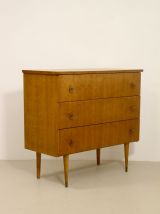 Commode scandinave année 60,  3 tirroirs. Ref Romy