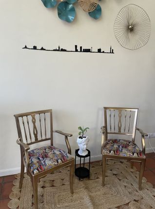 Set de 2 fauteuils Catho Dorés