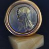 Portrait Religieux de la Vierge Marie - Vintage de 1920