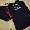 Short + débardeur top a fines bretelles noir femme fille 34