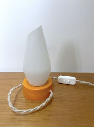 Lampe sur Pied Vintage Orange