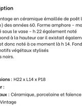 Vase Poête Laval - modèle V36