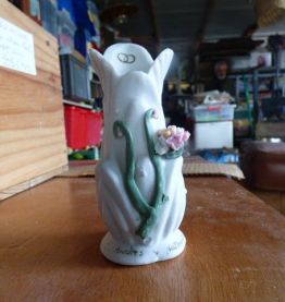 Vase de mariage en barbotine céramique