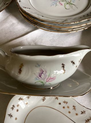 Assiettes plats de service porcelaine Limoges ADP
