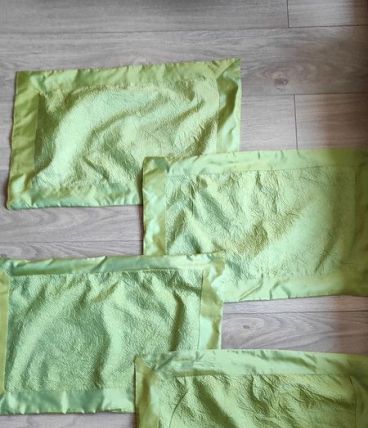 Lot de 4 Sets de table tissu