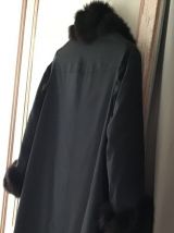 Manteau vintage long fourrure