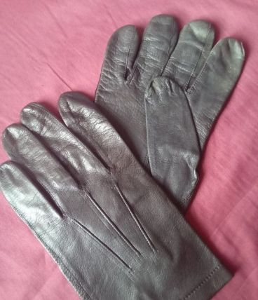 Gants cuir homme - T 10