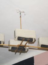Lustre Arlus Paquebot / plafonnier 1950 "maison Arlus".