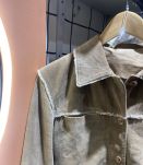 Veste  vintage cuir daim femme taille S ou M