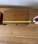 lot de 2 Coffres à bijoux petit modèle en bois rétro