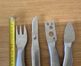 Service de 4 couverts à fromage vintage