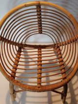 fauteuil en rotin enfant