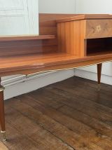 meuble d'entrée avec miroir coiffeuse ou console 1970