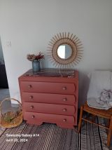 Commode vintage relookée 